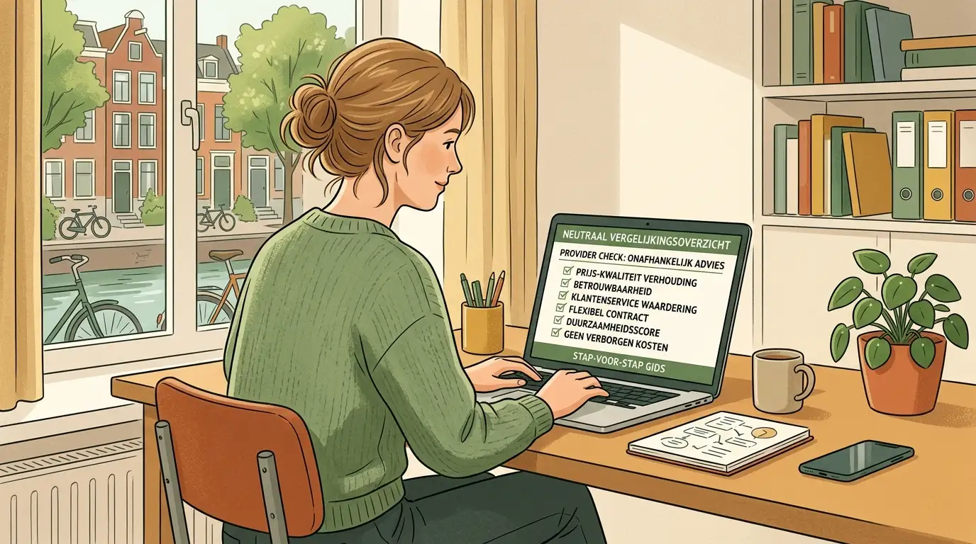 Laptop met checklist voor het controleren van een kansspelaanbieder